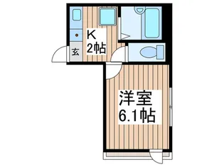 オペラシオンボヌール竹の塚【2階】の間取り