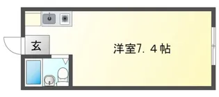 ソサエティ山手【1階】の間取り