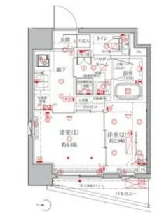 クレイシア森下ステーションサイト【4階】の間取り