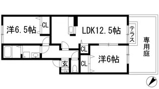 メロディーヒルズ【1階】の間取り