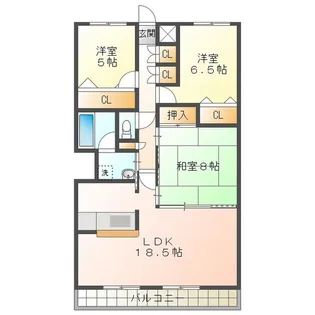 ドムス喜兵衛 宙の棟【1階】の間取り