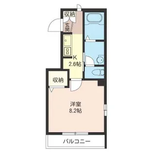 メイプルコートI【3階】の間取り
