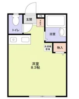 メドウ初台【1階】の間取り