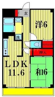 リレント谷塚【8階】の間取り