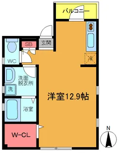 ヒルズ国府台【2階】の間取り
