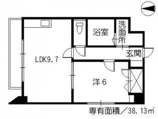 メゾン・ブランシェ・ミヤガワ【3階】の間取り