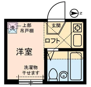 ライフピア松ノ木A棟【2階】の間取り