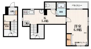 MAISON TEPEE【2階】の間取り