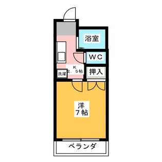 ハーティーハウス愛北【4階】の間取り