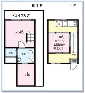 ARTZ八雲【1階】の間取り