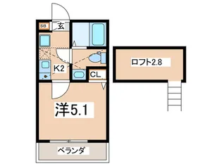 フォンテ-ヌ白金町【3階】の間取り