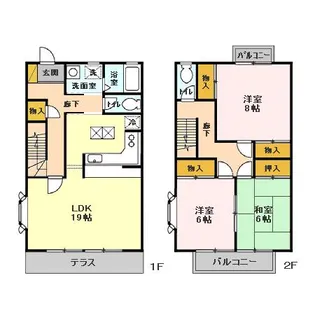 ヴェルドミール青葉台Bの間取り