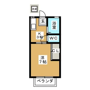 ハイツK【2階】の間取り