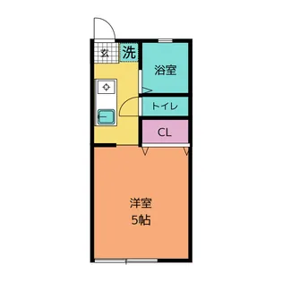 ピュア中里【1階】の間取り