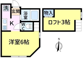 コーポ中村【1階】の間取り