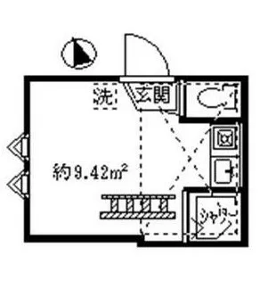 フェリスフェア【2階】の間取り