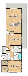 LA MAISON 千年【4階】の間取り
