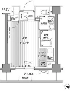 ヒューリックレジデンス茗荷谷【4階】の間取り