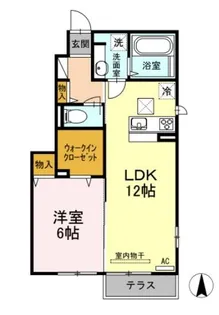 アゼリア上鷺【1階】の間取り