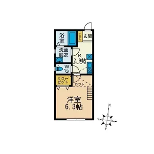 レゴリス湘南【1階】の間取り