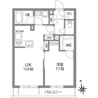 ミルフォードテラス【1階】の間取り