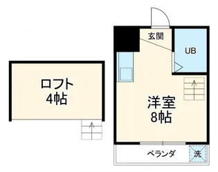 タウンハウスとよおか【1階】の間取り