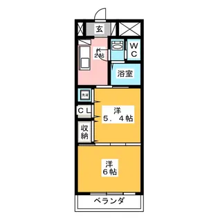 ASOKAビル【2階】の間取り