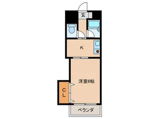 ノルデンハイム天神橋【4階】の間取り