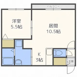 エトワール【4階】の間取り