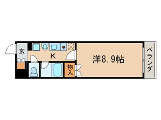 烏丸五条悠【4階】の間取り