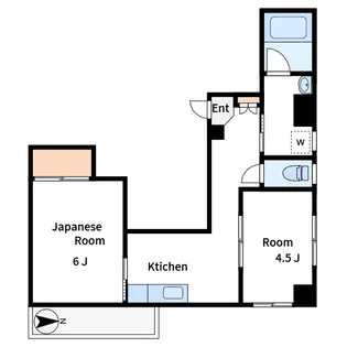 スリーリバーハイツ【2階】の間取り