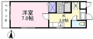 スクウェアコート190【3階】の間取り