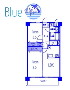 サンハイム戸塚【1階】の間取り