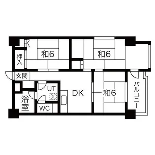 レジデンス清水台【5階】の間取り