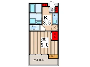 杜のアパートセカンド【2階】の間取り