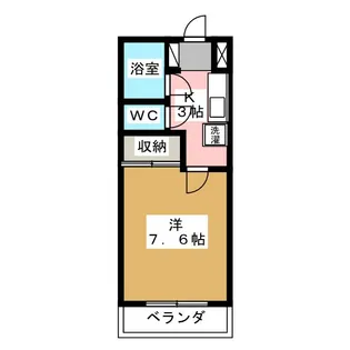 中條コーポ【1階】の間取り