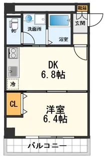 アルシェ上本町【3階】の間取り