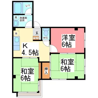 マルミハイム【3階】の間取り