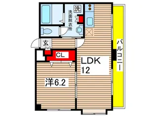 YK.BLD【5階】の間取り