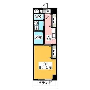 CAPITAL11【キャピタル イレブン】【2階】の間取り