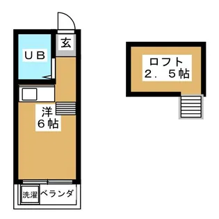 サンライズ阿佐ヶ谷B【1階】の間取り