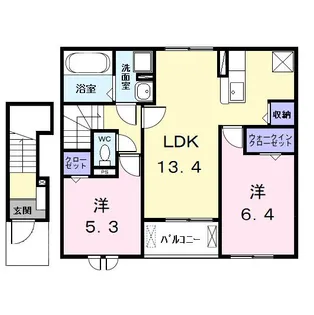 フォルトゥーナIV【2階】の間取り