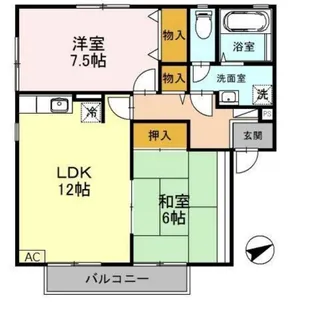サンマルシェ A棟【2階】の間取り