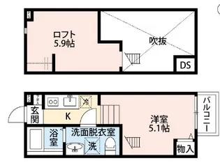 ソレイユ小手指(ソレイユコテサシ)【1階】の間取り