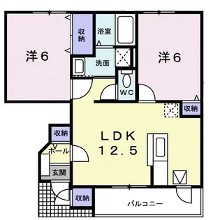 シャルマンA【1階】の間取り