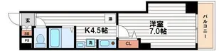 ドエル南船場【10階】の間取り