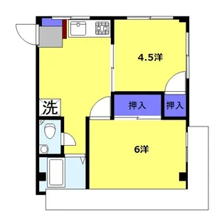 彦坂ビル【3階】の間取り