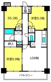 リュウ 壱番館【2階】の間取り