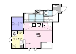 メゾンドブラン【2階】の間取り