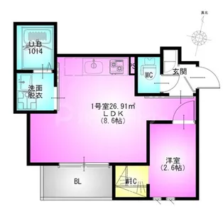 REGALEST千葉駅【2階】の間取り